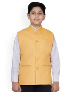 BAESD Boys Mandarin Collar Nehru Jacket