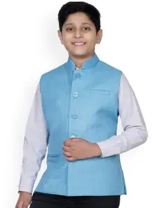 BAESD Boys Mandarin Collar Nehru Jackets