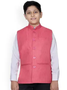BAESD Boys Mandarin Collar Nehru Jacket
