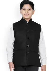 BAESD Boys Mandarin Collar Nehru Jacket