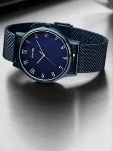 Sonata Men Stainless Steel Straps Analogue Watch 77105QM01