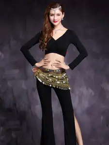 JENNA Embellished Belly Dance Hip Scarf