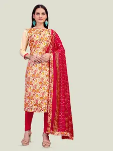 MANVAA Ethnic Motifs Printed Unstitched Dress Material