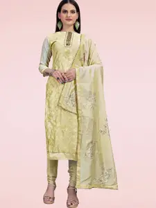 MANVAA Embellished Unstitched Dress Material