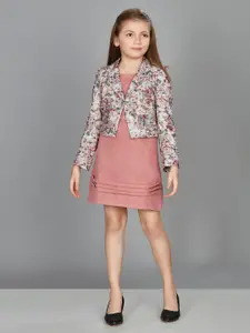 Peppermint Girls Floral Printed A-Line Dress