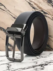 CRUSSET Men Textured Reversible Formal Belt