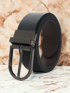 CRUSSET Men Leather Reversible Formal Belt