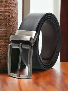 CRUSSET Men Textured Reversible Formal Belt