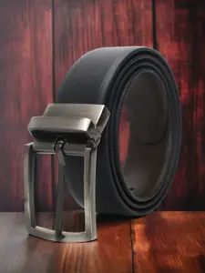 CRUSSET Men Textured Reversible Formal Belt