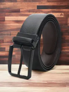 CRUSSET Men Textured Reversible Formal Belt