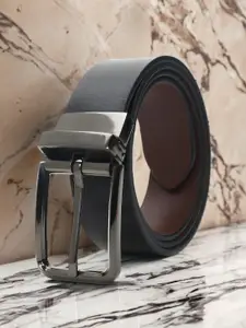 CRUSSET Men Reversible Leather Formal Belt