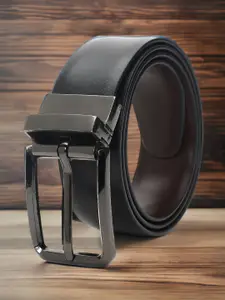 CRUSSET Men Textured Reversible Formal Belt