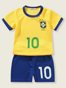 INCLUD Boys Printed T-shirt With Shorts