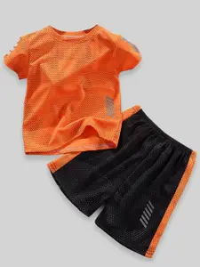 INCLUD Boys Printed T-shirt with Shorts