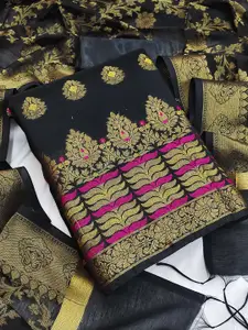 MANVAA Ethnic Motifs Woven Design Unstitched Dress Material