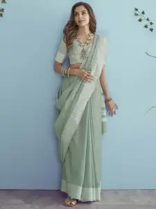 Stylefables Pure Linen Saree