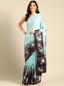 Stylefables Multicoloured Satin Saree