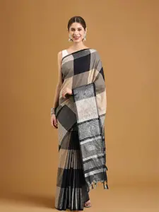 Stylefables Checked Pure Cotton Saree