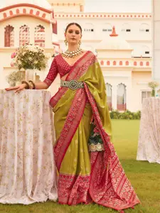 elora Woven Design Printed Designer Zari Saree