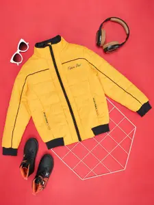YU by Pantaloons Boys Mock Collar Bomber Jacket