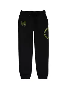 Gini and Jony Boys Cotton Straight Fit Mid-Rise Joggers