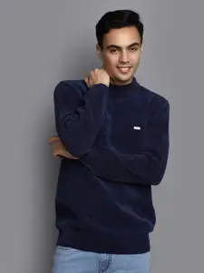 V-Mart High Neck Velvet Pullover Sweatshirt