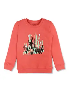 Gini and Jony Girls Graphic Printed Sweatshirt