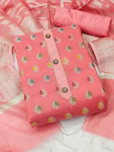 MANVAA Ethnic Motif Woven Design Unstitched Dress Material