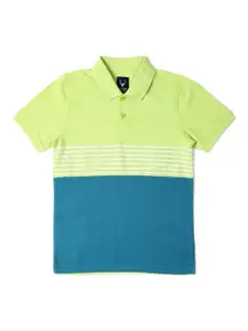Allen Solly Junior Boys Colourblocked Polo Collar T-Shirt
