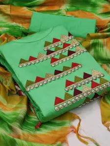 MANVAA Embroidered Unstitched Dress Material