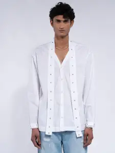 UNRL Men Boxy Pure Cotton Casual Shirt