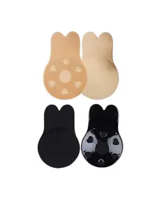 Candyskin Pack Of 2 Detachable Strapless Comfortable Sticky Silicone Push Up Bra Pads
