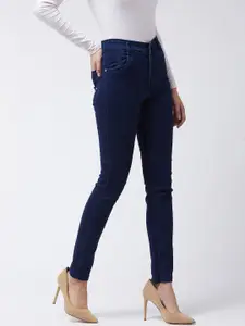 Roadster Women Navy Blue Skinny Fit Light Fade Stretchable Jeans