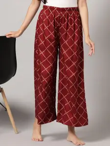Kryptic Women Geometric Printed Lounge Pants