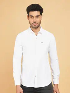 Wrangler Spread Collar Pure Cotton Casual Shirt