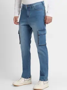 Dennis Lingo Men Blue Straight Fit Light Fade Stretchable Jeans