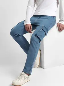 Dennis Lingo Men Blue Straight Fit Stretchable Jeans
