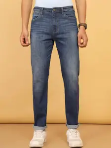 Wrangler Men Mid Rise Clean Look Light Fade Stretchable Jeans