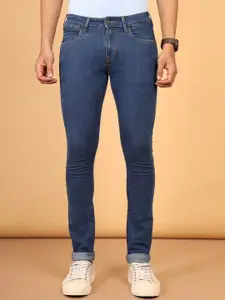 Wrangler Men Vegas Skinny Fit Low-Rise Clean Look Stretchable Jeans
