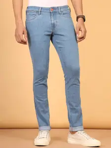 Wrangler Men Skanders Slim Fit Low-Rise Stretchable Jeans