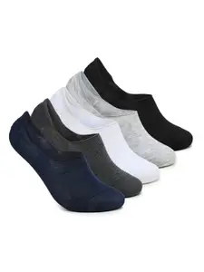 BAESD Men Pack Of 5 Patterned Shoe Liners Socks