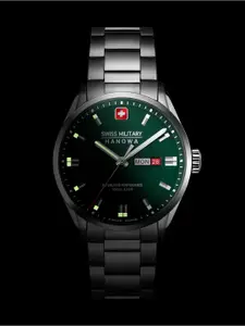 SWISS MILITARY HANOWA Men Dial & Stainless Steel Straps Analogue Watch SMWGH0001603