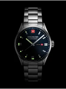 SWISS MILITARY HANOWA Men Dial & Stainless Steel Straps Analogue Watch SMWGH0001602