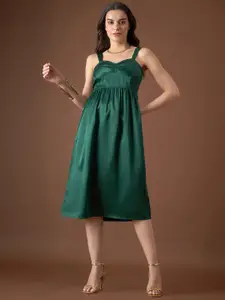 MABISH by Sonal Jain Green Satin Dress