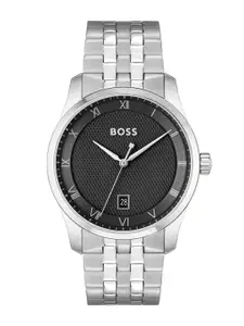 BOSS Men Stainless Steel Bracelet Style Straps Analogue Date Aperture Watch 1514123