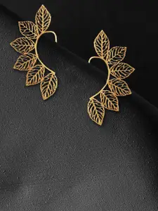 Adwitiya Collection Gold-Toned Classic Studs Earrings
