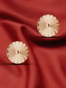 Adwitiya Collection Gold-Toned Classic Studs Earrings