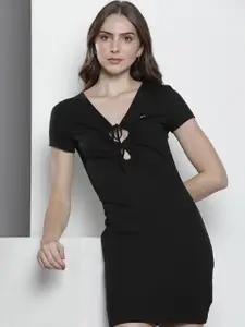 Tommy Hilfiger Cut-Outs Bodycon Mini Dress