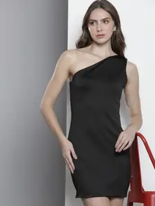 Tommy Hilfiger One Shoulder Bodycon Mini Dress