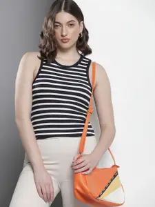 Tommy Hilfiger Striped Sleeveless Ribbed Tank Top